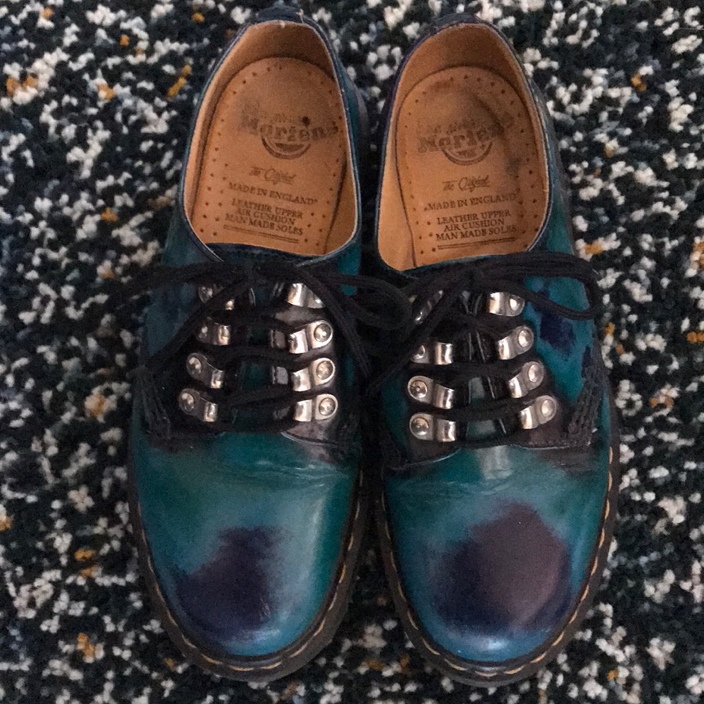 Teal & Navy Doc Marten Clompers from the 90s